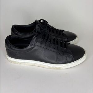 oliver cabell Shoes Lace Up Casual Sneakers Women Size 38 US 7 Black Leather